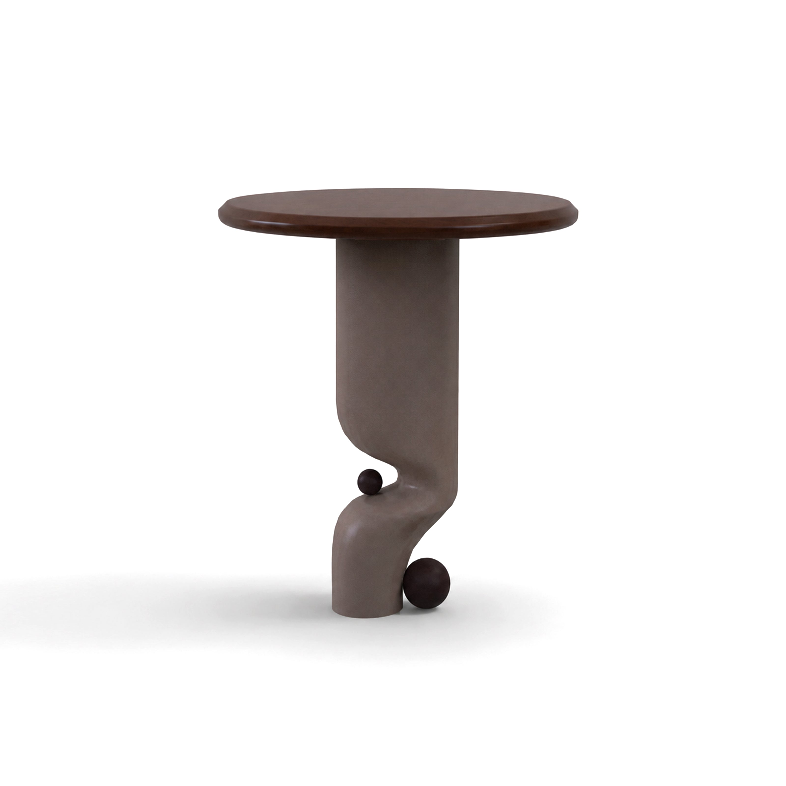 Pewter Accent Table