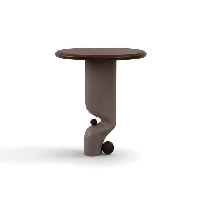 Pewter Accent Table