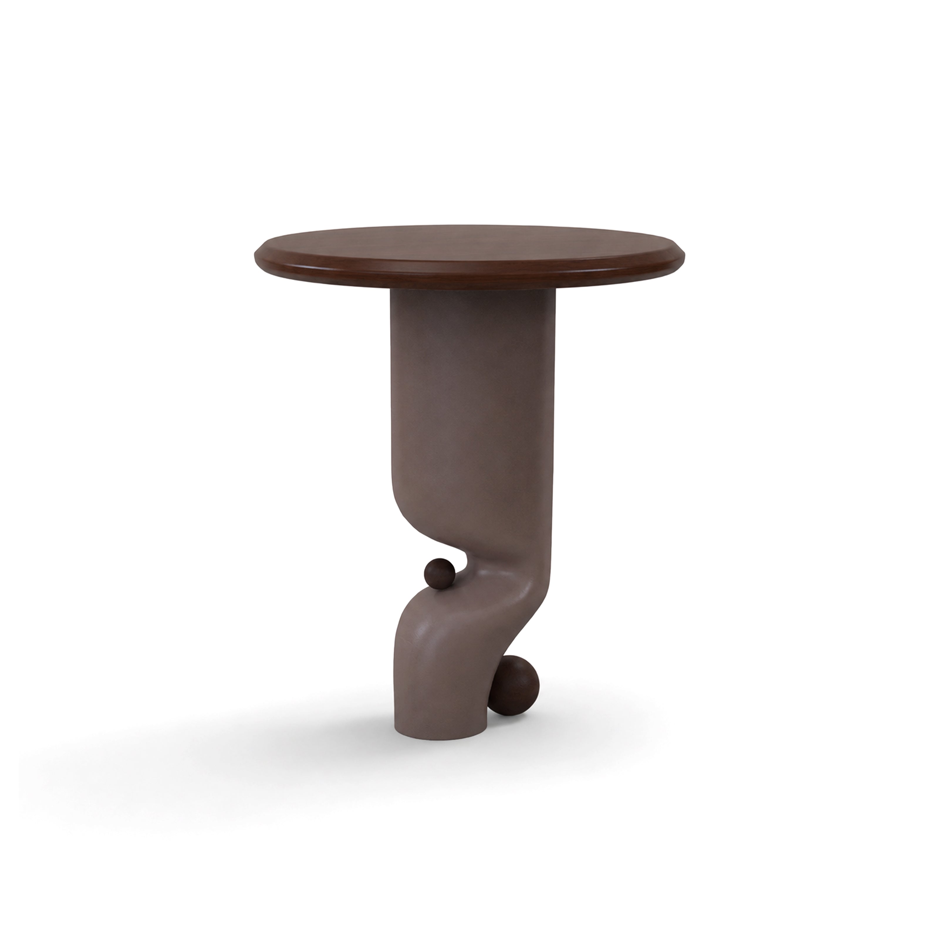 Pewter Accent Table