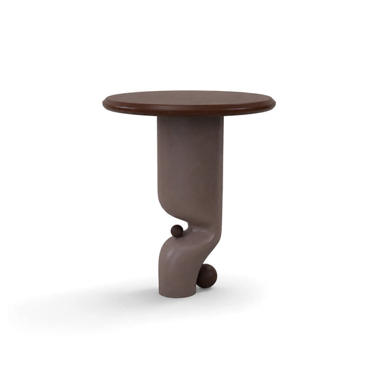 Pewter Accent Table