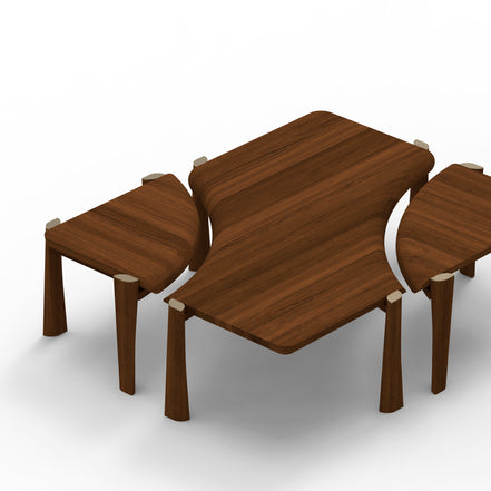 Fragments Coffee Table: Set of 3