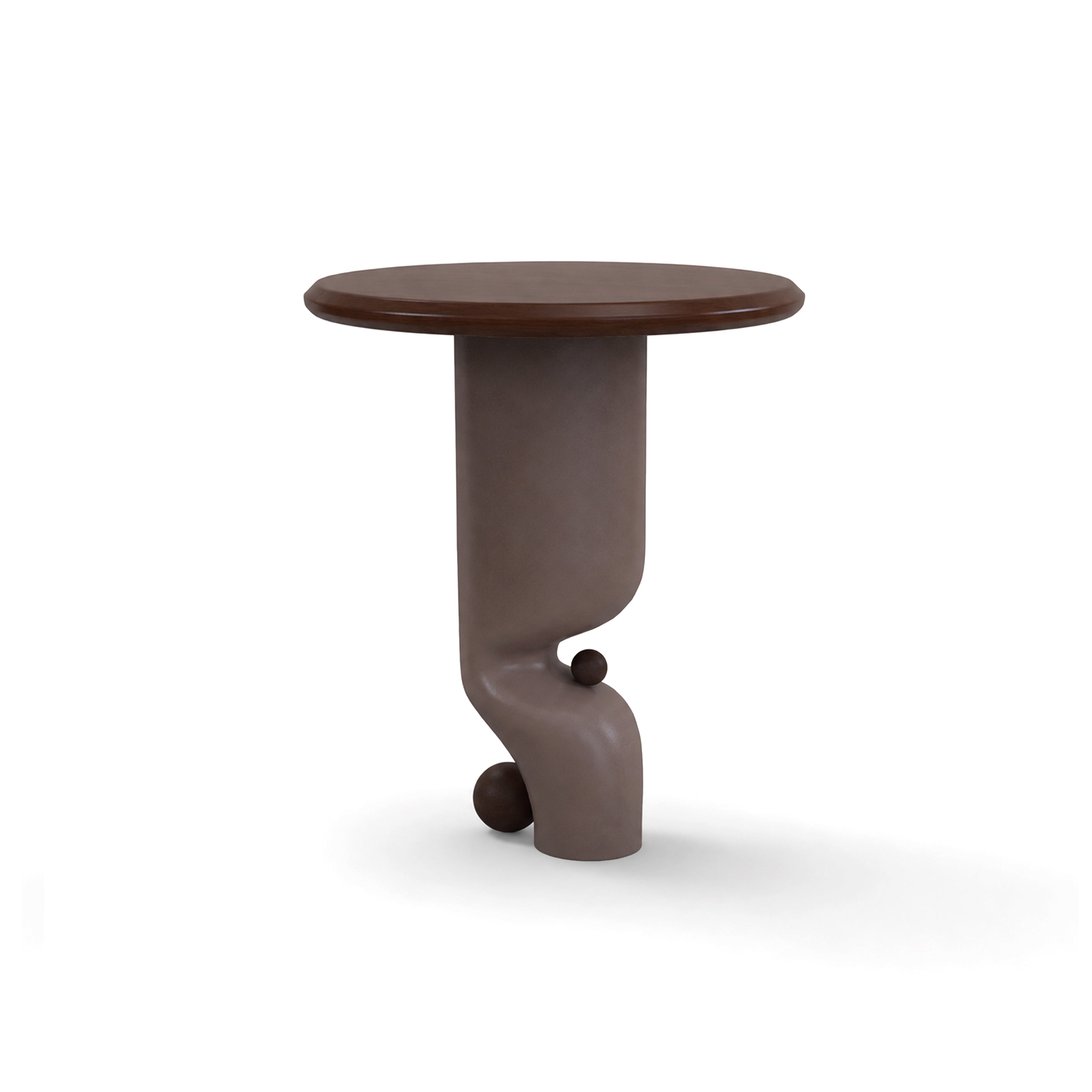 Pewter Accent Table