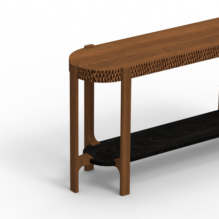 Chisel Console Table