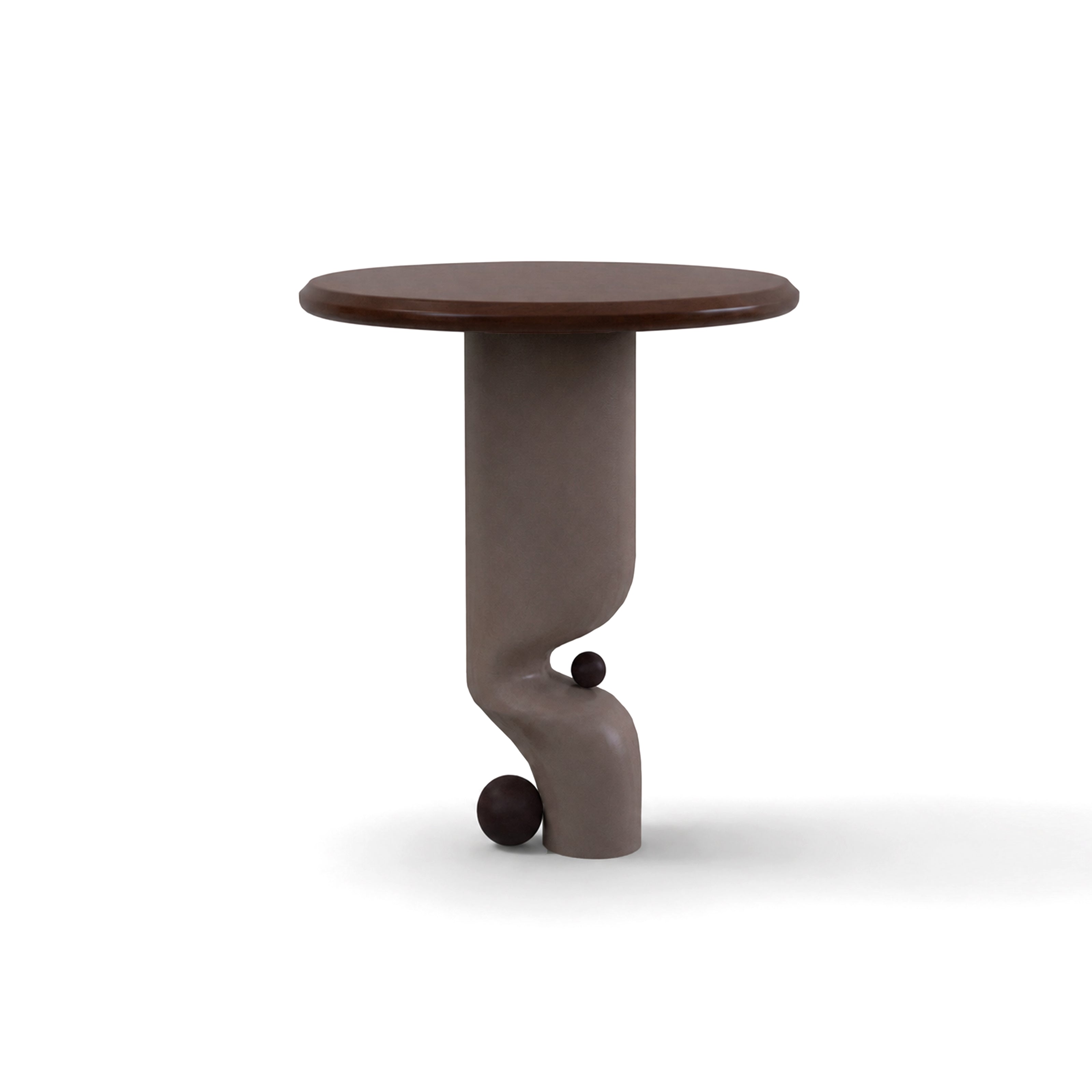 Pewter Accent Table