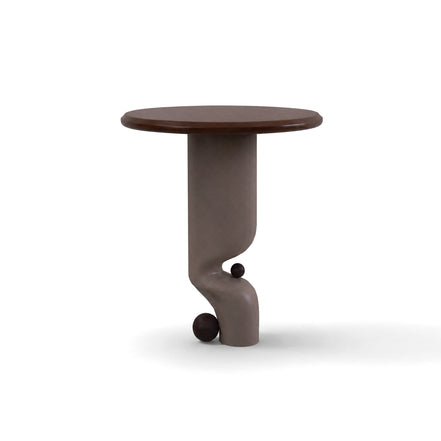 Pewter Accent Table