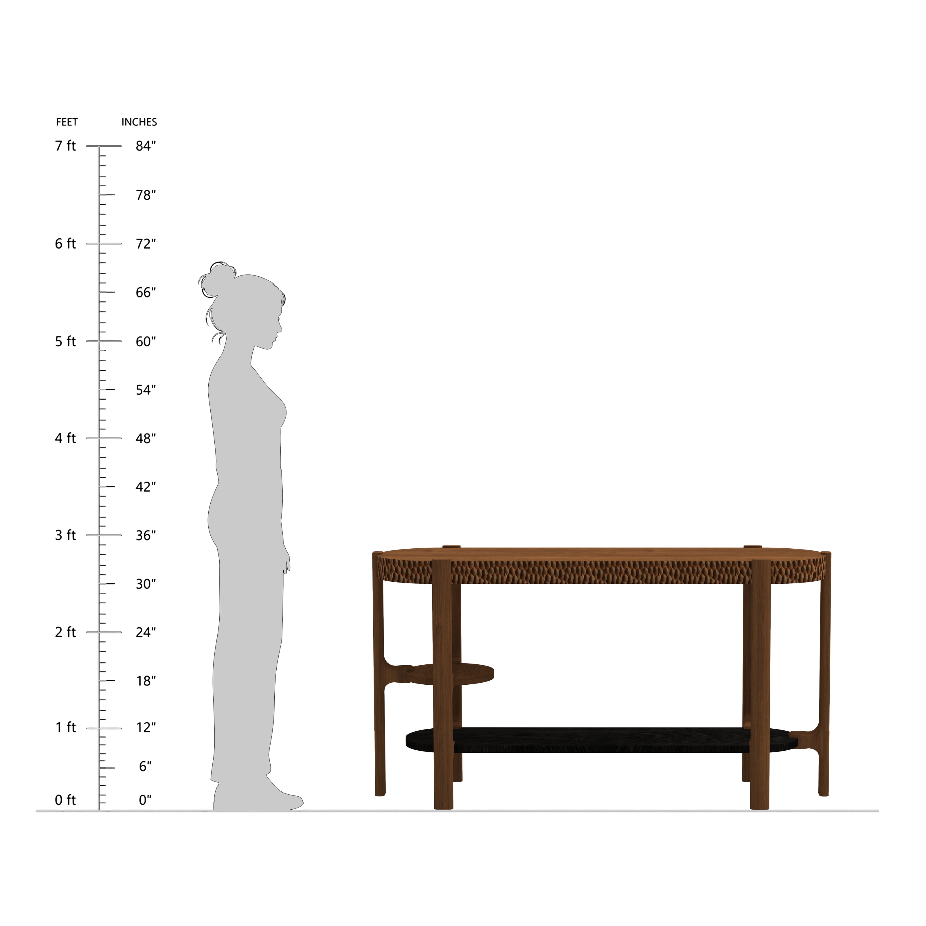 Chisel Console Table