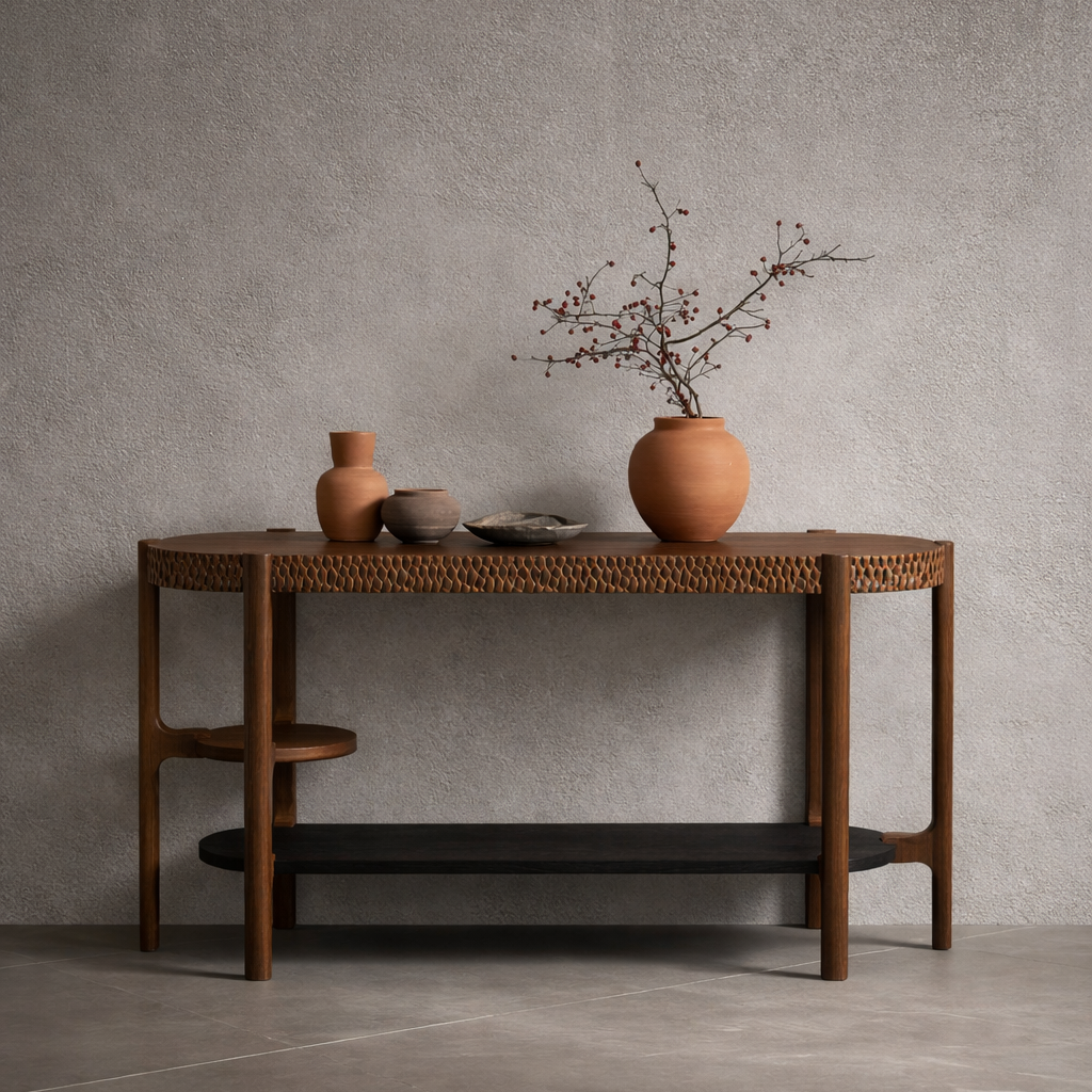 Chisel Console Table