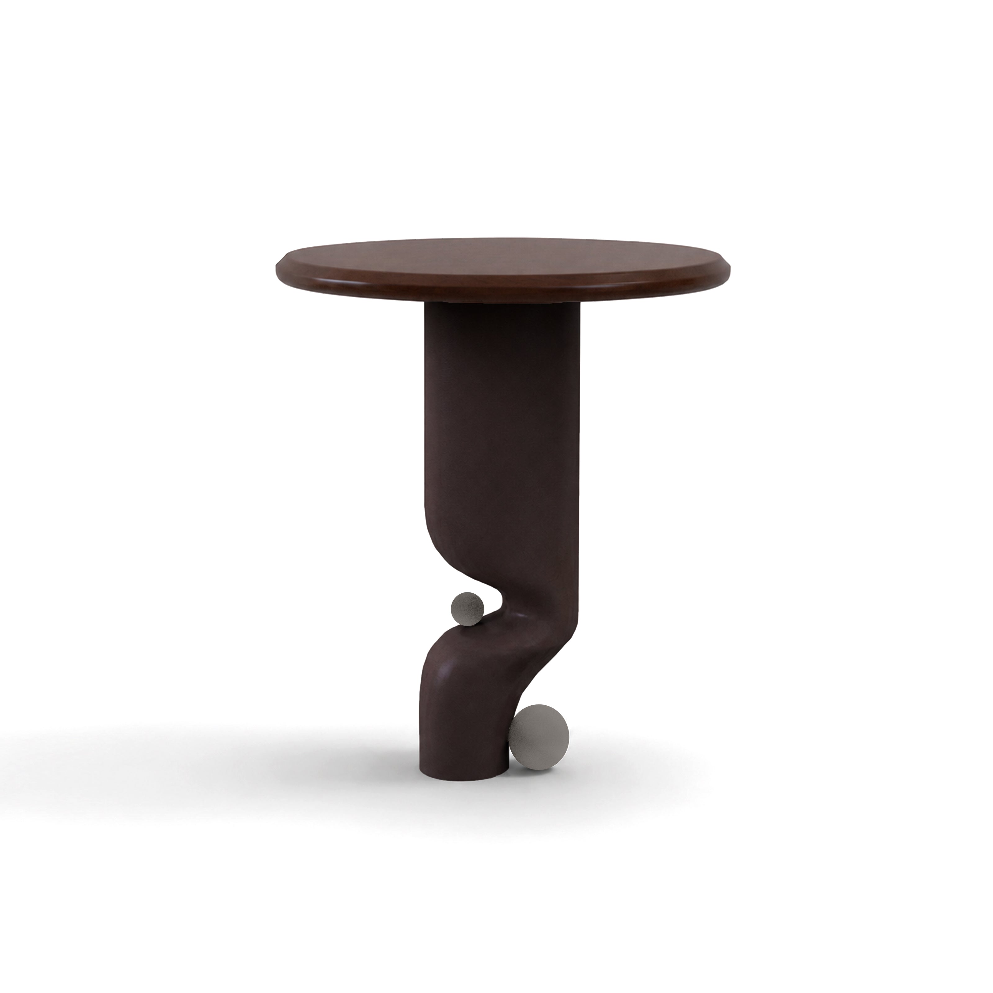 Pewter Accent Table