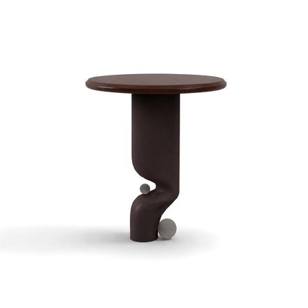Pewter Accent Table