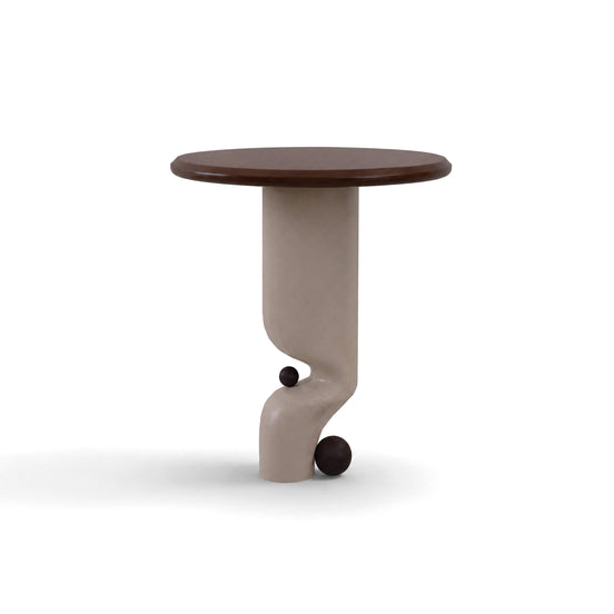 Pewter Accent Table