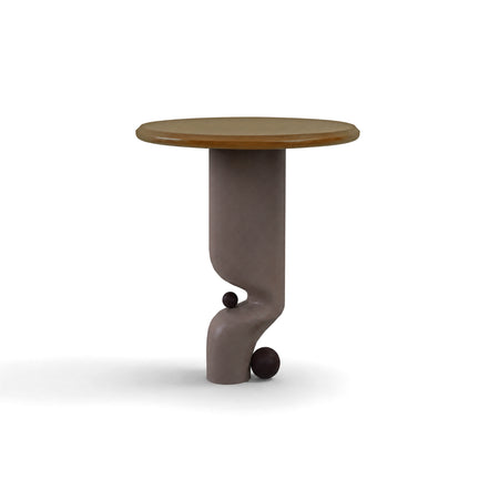 Pewter Accent Table